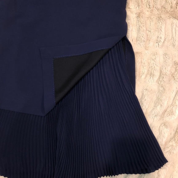 NWT Theory Sea Blue Winslow Crepe Dress - Picture 6 of 8